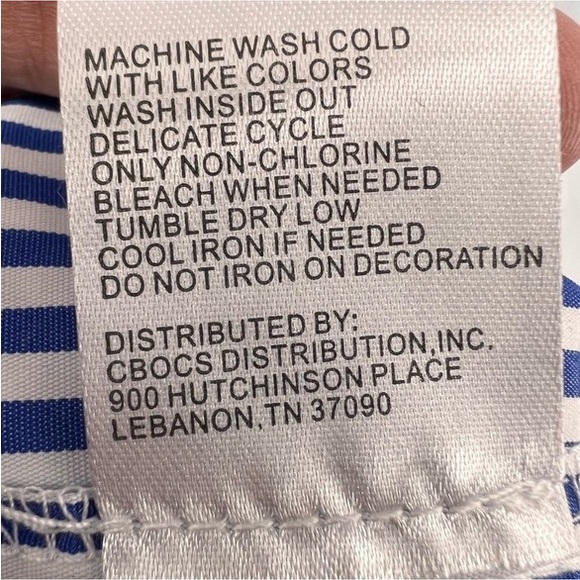 EUC Karen Saddler Striped Tunic - Picture 11 of 11